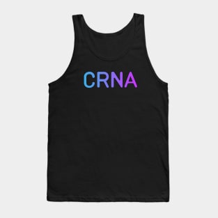 CRNA Nurse Anesthetist Retro Design Tank Top